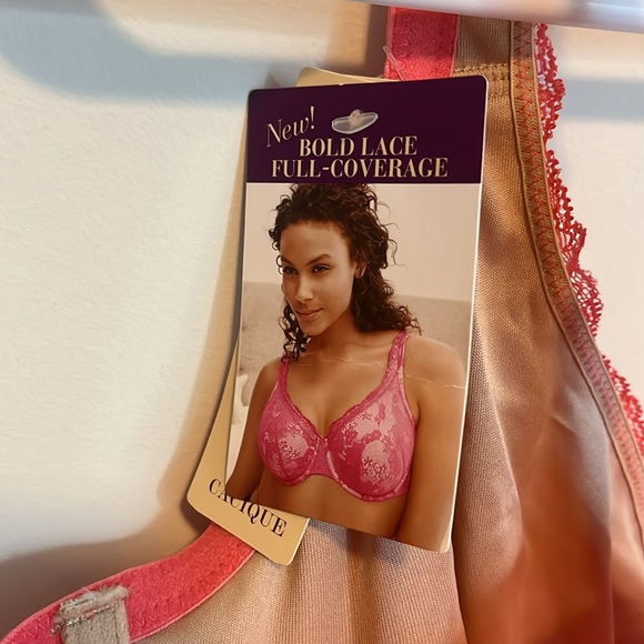 New Lane Bryant coral lace bra 42DD - Picture 4 of 5